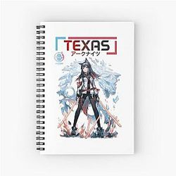 Texas-Arknights   Spiral Notebook