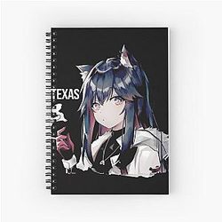 Arknights Chibi Texas Spiral Notebook