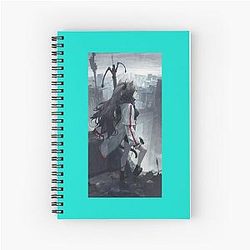 Skyline Schwarz Arknights   Spiral Notebook