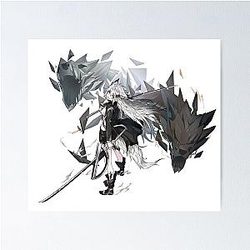 Lappland arknights Poster