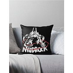 arknights mudrock power black Throw Pillow