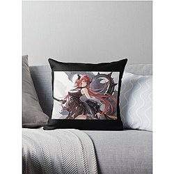Design of Surtr Arknights Throw Pillow