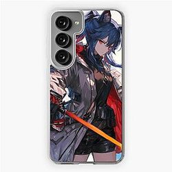 Texas' Icy Composure: Arknights' Cool Tactician Samsung Galaxy Soft Case