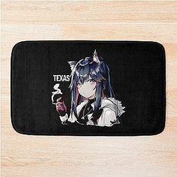 Arknights Chibi Texas Bath Mat