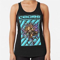 Arknights Ceobe Wolf Racerback Tank Top