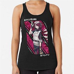 Exusiai - Arknights V.1 - White Version Racerback Tank Top