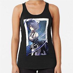 Whisperain - Arknights - Image by Pixiv Id Racerback Tank Top