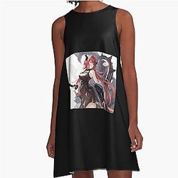 Design of Surtr Arknights A-Line Dress