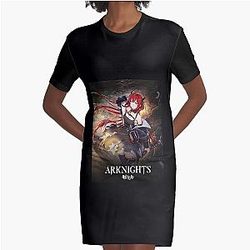 play Arknights Graphic T-Shirt Dress