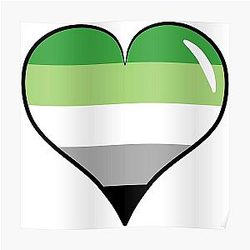 Aromantic Posters - Aromantic Heart Poster RB1901