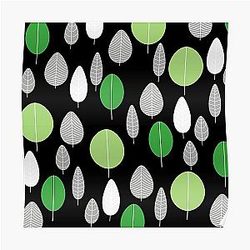 Aromantic Posters - Aro Pride Simple Leaves Pattern Poster RB1901