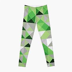 Aromantic Leggings - Aro Pride Mixed Size Pyramids Leggings RB1901