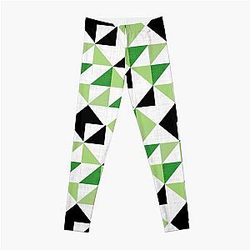 Aromantic Leggings - Aro Pride Geometric Triangle Pattern Leggings RB1901