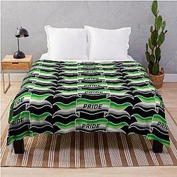 Aromantic Blanket - Aromantic pride banner Throw Blanket RB1901