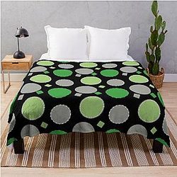 Aromatische Decke - Aro Pride Outlined Circles Muster Pfeil Blanket RB1901