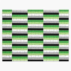 Aromantic Puzzles - Aromantic Pride Flag Jigsaw Puzzle RB1901