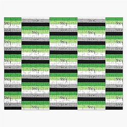 Aromantic Puzzles - Aromantic Pride Flag (They/Them) Jigsaw Puzzle RB1901
