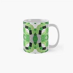 Aromantic Mugs - Aro Pride Quilt Shapes Pattern Classic Mug RB1901