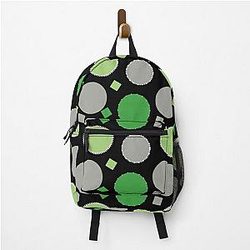 Mochilas Aromânticas - Aro Pride Esboçado Círculos Padrão Backpack RB1901