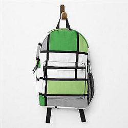 Mochilas aromáticas - Mochila de retângulos lineares Básicos de Aro Pride RB1901