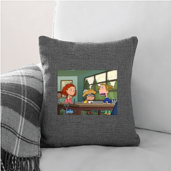 As Told by Ginger Ginger Foutleys World Tee As Told By Ginger Capa de almofadas