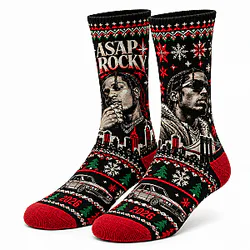 Classic Hip Hop DTNK3010 Christmas  A$AP Rocky Sock