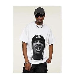 A$AP Rocky T-shirt – Abstract Portrait Style