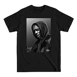 Geometric Hooded Portrait LA 0304 A$AP Rocky T-shirts A$AP Rocky T-Shirt