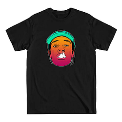 Colorful Smoking Portrait LA 0304 A$AP Rocky T-shirts A$AP Rocky T-Shirt
