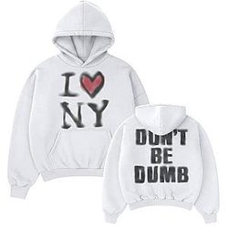 I HEART SHIRTHEAD DONT BE DUMB 1601 A$AP Rocky Hoodie