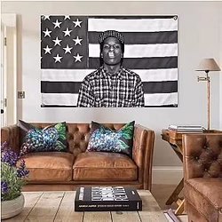 Outdoor Decorations Beer DTNK0106 A$AP Rocky Tapestry