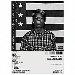 Live Long DTNK1707 A$AP Rocky Poster