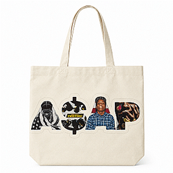 Collage Cut Out DTNK1707 Tote A$AP Rocky Drawstring Bag