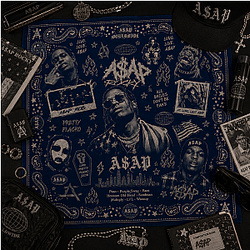 Lord Pretty Flacko DTNK1707 A$AP Rocky Pet Bandanas
