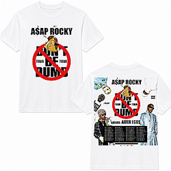 Dont Be Dumb Tour Red Stamp Tour LA2707 A$AP Rocky T-Shirt