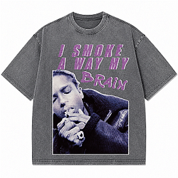 I Smoke Away My Brain LA2008 A$AP Rocky Wash T-Shirt