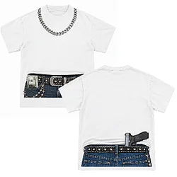 RHINESTONE TROMP DTNK0110 A$AP Rocky T-Shirt