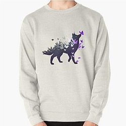 Asexual Flag Sweatshirts - Asexual Pride Galaxy Wolf (Requested) Pullover Sweatshirt RB1901