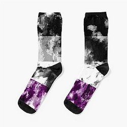 Asexual Flag Calcetines - Asexual Pride Flag Socks RB1901