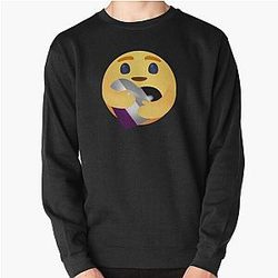 Asexual Flag Sudaderas - LGBTQ Asexual Care Emoji - New Care Emoji Asexual LGBTQ Sudadera del mes de orgullo RB1901