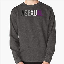 Asexual Flag Sudaderas - Asexual - Sudadera Horizontal Pullover RB1901
