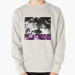 Asexual Flag Sweatshirts - Asexual Pride Flag Pullover Sweatshirt RB1901