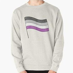 Asexual Flag Sweatshirts - Asexual Pride Flag Pullover Sweatshirt RB1901