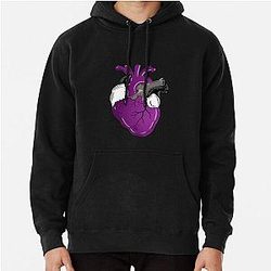 Asexual Flag Hoodies - Asexual Heart Asexual Pride Pullover Hoodie RB1901