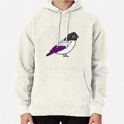 Asexual Flag Hoodies - Asexual Bird for Asexuals Pullover Hoodie RB1901