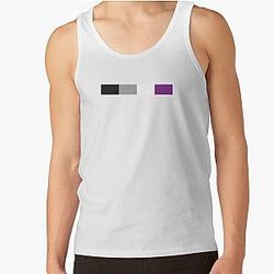 Asexual Flag Tank Tops - Subtle Asexual Flag  Tank Top RB1901