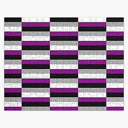 Asexual Flag Puzzles - Asexual/Ace Pride Flag Jigsaw Puzzle RB1901