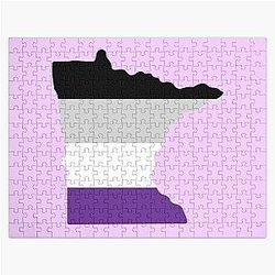 Asexual Flag Puzzles - Minnesota Asexual Pride Jigsaw Puzzle RB1901