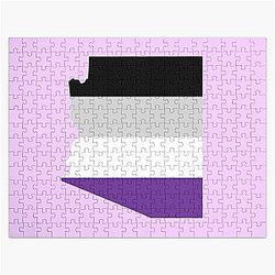 Asexual Flag Puzzles - Arizona Asexual Pride Jigsaw Puzzle RB1901