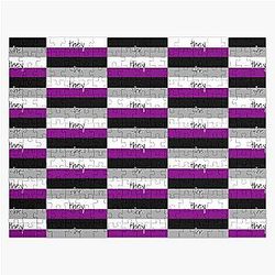 Asexual Flag Puzzles - Asexual/Ace Pride Flag (She/They) Jigsaw Puzzle RB1901